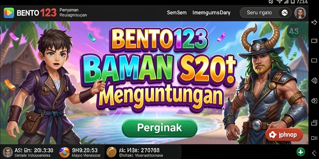 Screenshot utama BENTO123 menunjukkan action permainan slot yang mengasyikkan.