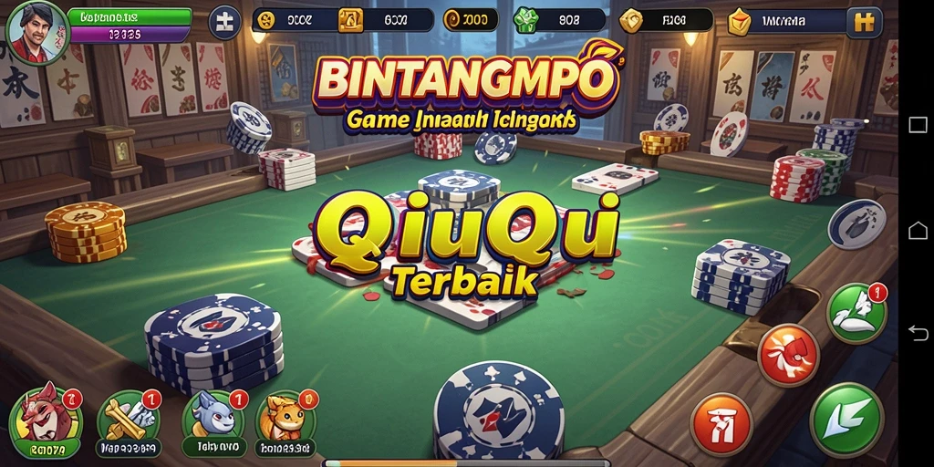 Gameplay seru BINTANGMPO dalam aksi QiuQiu.