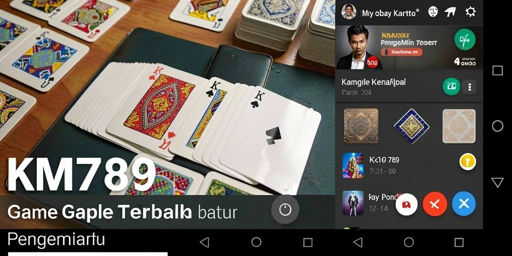 Tampilan gameplay Gaple yang seru dan kompetitif di KM789.