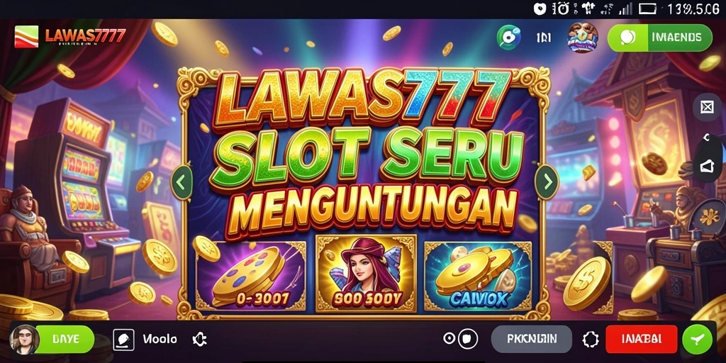 Tangkapan layar LAWAS777 menampilkan gameplay slot yang dinamis dan menarik.
