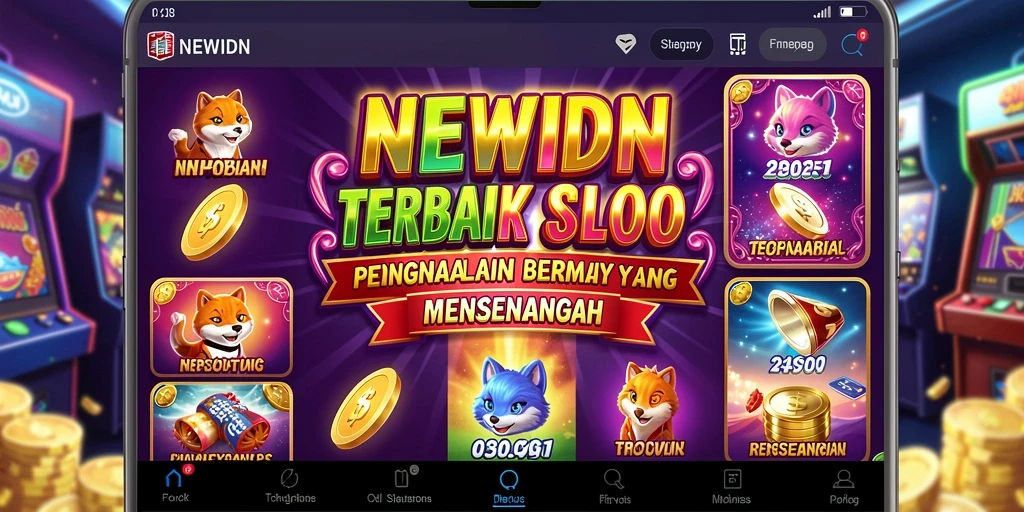 Tampilan gameplay interaktif dan seru di NEWIDN slot.