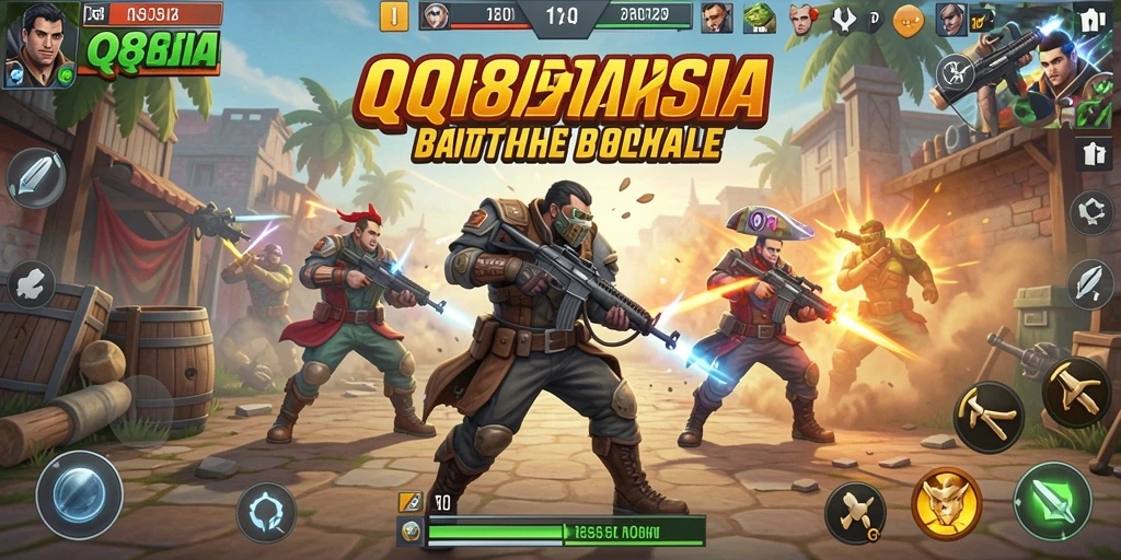 Gameplay seru dalam QQ88ASIA Battle Royale dengan aksi mendebarkan.