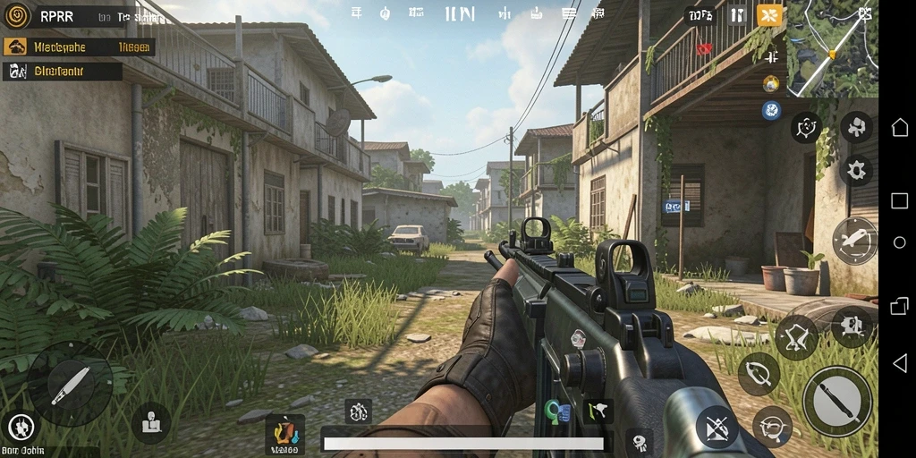 Screenshot gameplay TPS menampilkan aksi seru RPRR.