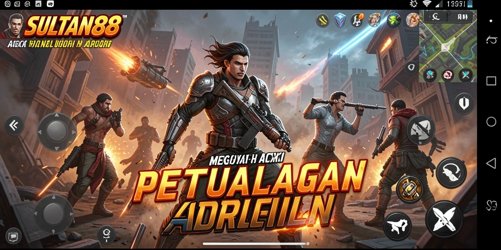 Tangkapan layar gameplay SULTAN88 yang intens dan mendebarkan.