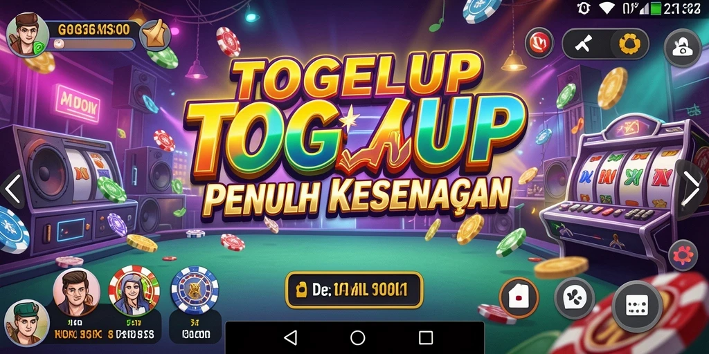 Tampilan gameplay TOGELUP yang seru dan interaktif.