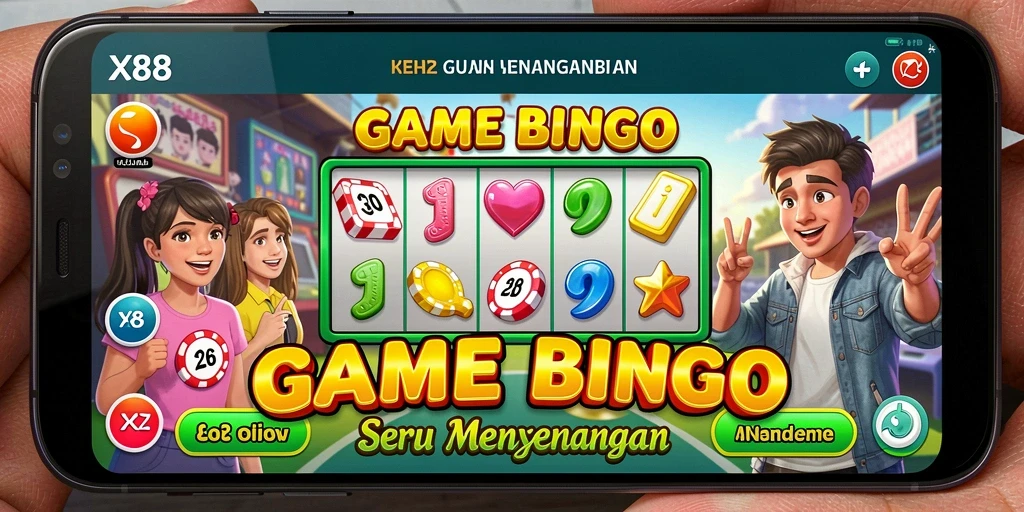 Tampilan gameplay seru dari aplikasi Bingo X88.